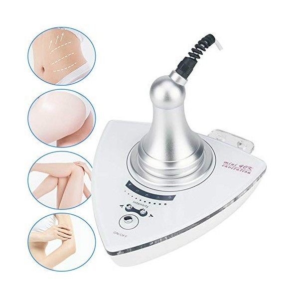 Futchoy Appareil de cavitation à ultrasons - Brûle les graisses - Anti-âge et cellulite - Raffermit la peau - 60 W - 40 K