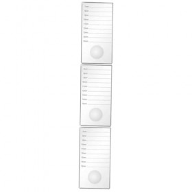 POPETPOP 3 Pièces 2 1 Greffe De Cils En Verre Faux Cils Plateau En Verre Porte-cils Plateau à Outils Plateaux à Outils Platea