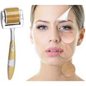 Zgts-3.0 MM Titanium Derma Roller avec micro Aiguilles Outil de soins de la peau pour anti-âge, retrait de lacné, la celluli