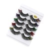 POPETPOP 25 Paires Faux Cils Faux Extensions De Cils Recourber Des Cils Moelleux Cils Réutilisables Naturels Maquillage Des C