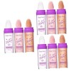 minkissy 9 Pcs Highlight Pat Poudre Surligneur Maquillage Paillettes Surligneurs Stylos Fée Poudre Surligneur Fée Surligneur 