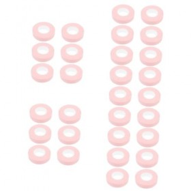 FOMIYES 30 Rouleaux Greffe De Cils Tampon De Cils De Maquillage Outil Dextension De Cils Bande Dextension De Cils Coussinet
