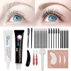 Kit de teinture pour cils et sourcils Libeauty dune durée de 8 semaines pour la coloration professionnelle des sourcils et d