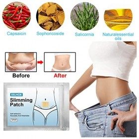 10 Pièces Slimming Patch,Patch Minceur, Patch Amincissant, Patch Anti Cellulite,Slim Patch,Patch Minceur Rapide Anti Cellulit