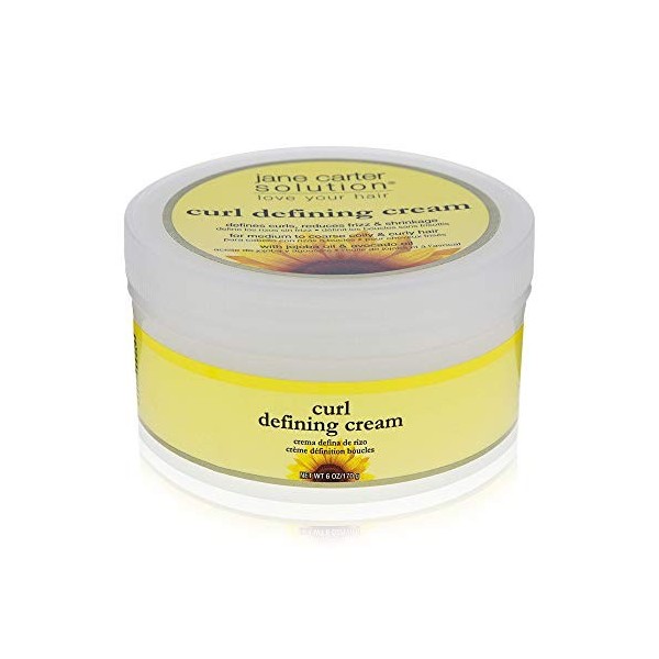Jane Carter Solution Curl Defining Cream, 6 Ounce by Jane Cosmetics