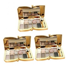 FRCOLOR 3 Pièces Fard À Paupières Longue Durée Ombre À Paupières Scintillante Fard À Paupières Longue Durée Maquillage Coloré