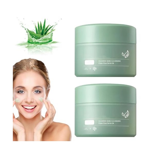 Color Correcting Cream,Color Correcting Treatment Cream,Anti Redness Green Concealer, Skin Cleansing-Clean Pore Dirt & Oil 3