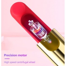 QiKKago ͜͡S͜͡ẹ͜͡x͜͡ ͜͡T͜͡σ͜͡y͡ ͜͜͡s͜͡ Jouet Rouge À Lèvres En Plastique, Cadeau Original Pour Les Femmes - D01