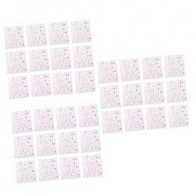 FRCOLOR 36 Feuilles De Cristaux Autocollants Pour Le Visage Jouets Pour Filles Autocollants À Paillettes Jouets Flash Autocol