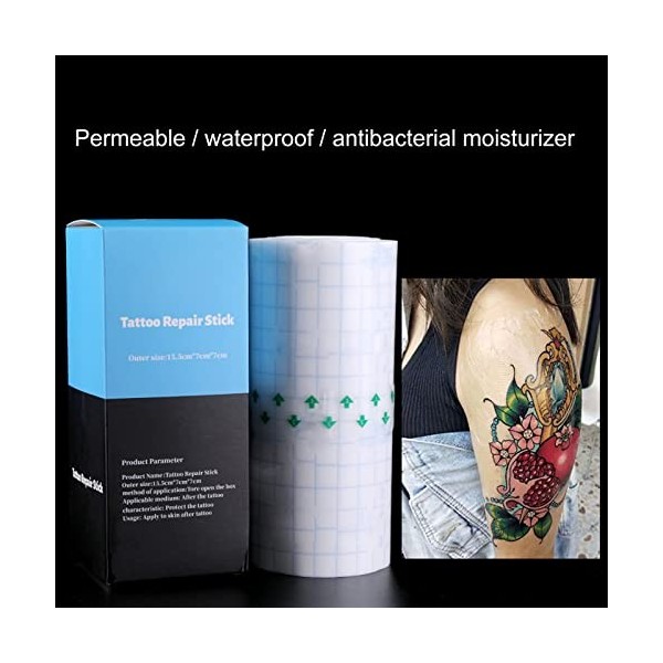 Tatouage Aftercare Bandage Transparent Respirant Imperméable Tattoo Aftercare Film Anti Scar Protection Care Bandag Tattoo He