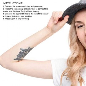 Mini Vortex Mixer, 4000 RPM Mini Tattoo Pigment Shaker Vortex Shaker Salon Mixer pour cils adhésifs, peintures, maquillage pe
