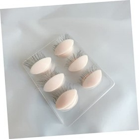 POPETPOP 1 Set Greffage Tête De Cils Modèle Moules En Silicone Fournitures Dextension De Cils Tête De Formation À La Pratiqu