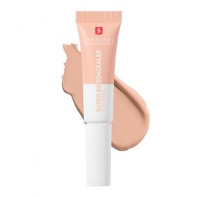 Erborian – Super BB CONCEALER – Anticernes-soin haute couvrance enrichi en Niacinamide et SPF 25 - Correcteur yeux hydratant,