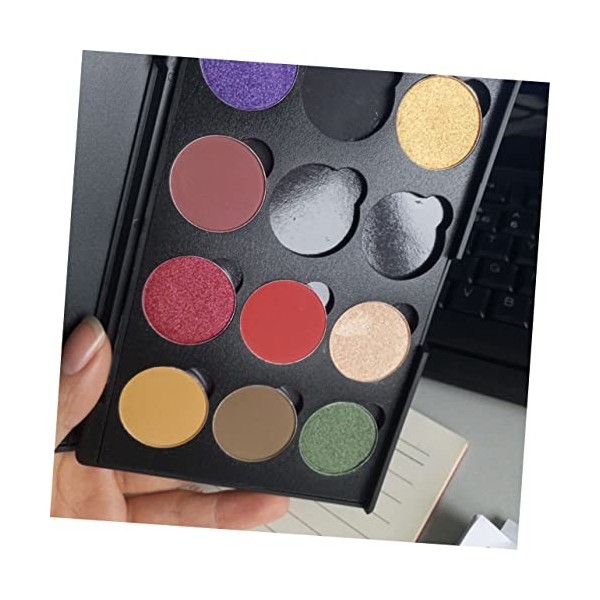 Mipcase 3 Pièces 12 Étui À Cosmétiques Vide Étui De Fard À Paupières De Maquillage Vide Palette De Fard À Paupières Coque En 