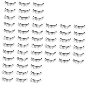 DOITOOL 60 Paires De Bandes De Cils Pestañas Postizas Cils Avec Couleur Cils Simples Boîtes À Cils Cils En Vrac Cils Cosmétiq