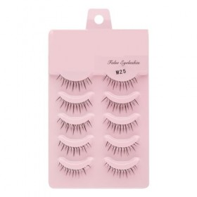 UAMOU 2-50 boîtes de Faux-cils Manga, poupée coréenne naturelle, Anime, hérissés et épais, bandes de cils en Faux vison, maqu
