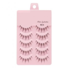 UAMOU 2-50 boîtes de Faux-cils Manga, poupée coréenne naturelle, Anime, hérissés et épais, bandes de cils en Faux vison, maqu