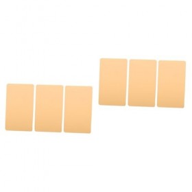 FRCOLOR Lot de 6 tatouages pour la pratique du tatouage, la peau de tatouage, la peau de tatouage, accessoire pour le visage,