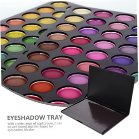 POPETPOP 2 Pièces Bricolage Palette De Fard À Paupières Miroir Magnétique Porte-Fard À Paupières Cosmétique Grand Espace Plat