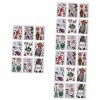 Angoily 27 Pcs Verre Autocollant Autocollants Décors Halloween Party Bag Mexique Autocollants Halloween Stickers Muraux Hallo