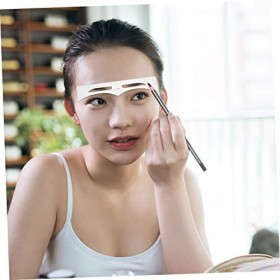 Housoutil 5 Rouleaux Règle De Des Sourcils Lame Rasoir Moule Etiquette Autocollante Autocollant De Mesure Des Sourcils Blanch