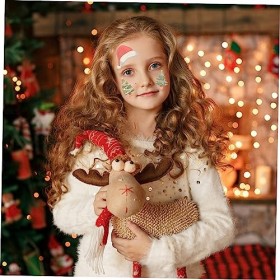 DOITOOL 30 Feuilles Autocollants Atmosphère De Noël Décalcomanies De Noël Dessin Animé De Vacances Autocollant De Noël Cadeau