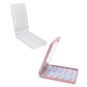 FOMIYES 2 Pièces Boîte De Rangement De Cils De Cils Personnalisé Organisateur De Cils De Voyage De Faux Cils Étui De Cils Art