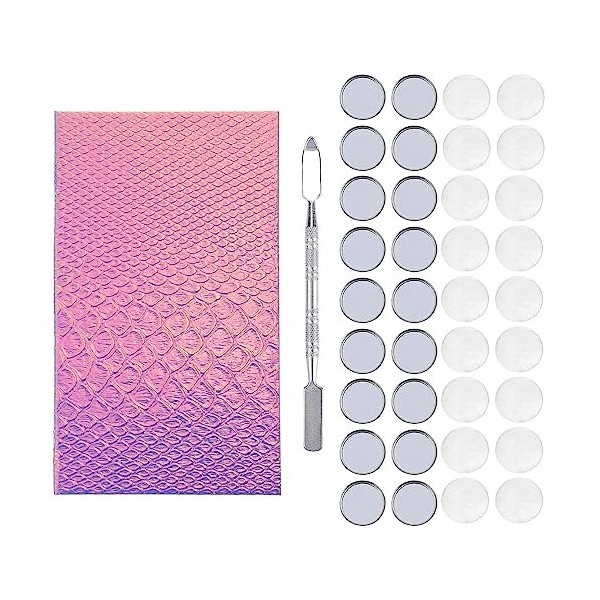 Housoutil 2 Ensembles Boîte De Fard à Paupières De Maquillage Trousse Cosmétique Vide Maquillage Conteneur Palette Accessoire