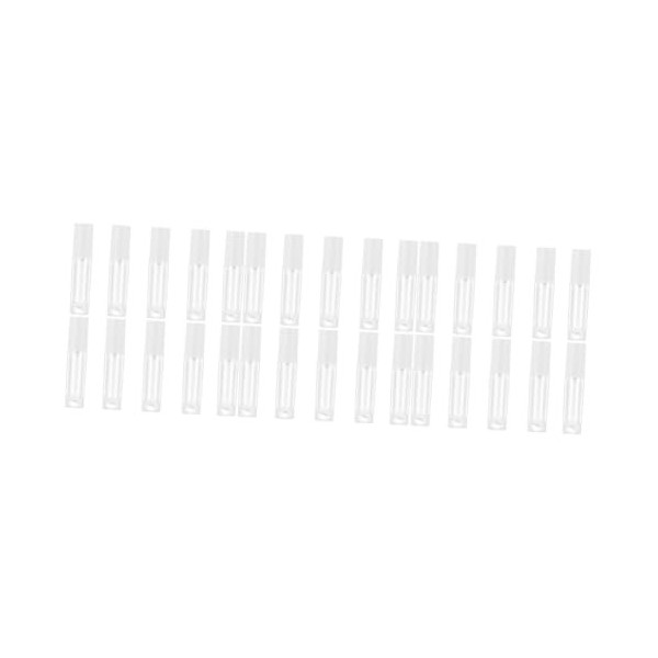 POPETPOP 20 Pièces Tube De Brillant à Lèvres Rond Brillant à Lèvres Contenants De Brillant à Lèvres Rechargeables Brillant à