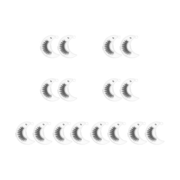 minkissy 14 Ensembles De Cils Épais Faux Cils Naturels Faux Cils Cils De Maquillage 3D Naturels Faux Cils Cils De Fête Faux C