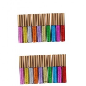 minkissy 20 Pcs Liquide Fard À Paupières Liquide Eyeliner Miroitant Fard À Paupières Liquide Fard À Paupières Paillettes Ombr