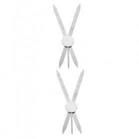 FRCOLOR Lot de 2 règles déquilibre pour sourcils - Règle de mesure pour sourcils - Pochoir à maquillage - Règle de positionn