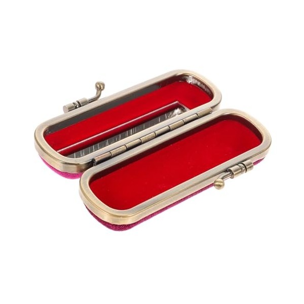 FRCOLOR 2 Pièces Coffret Rouge à Lèvres Femme Organisateur Portable De Rouge à Lèvres Porte Rouge à Lèvres Vintage Sac à Main