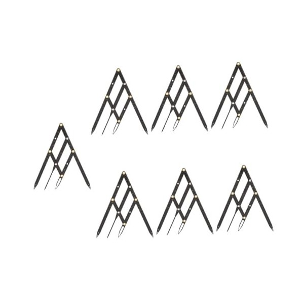 POPETPOP 5 Pièces Échelle De Deuxième Génération Règle En Acier Inoxydable Règles De Mesure Des Sourcils Règle à Sourcils Ave