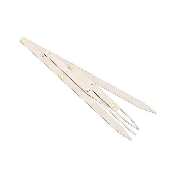 POPETPOP 5 Pièces Échelle De Deuxième Génération Règle En Acier Inoxydable Règles De Mesure Des Sourcils Règle à Sourcils Ave