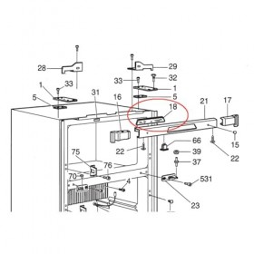 2932771039, Panneau de Commande de Réfrigérateur, Remplacement de Kit de Carte PCB de Réfrigérateur Stable à Haute Résistance