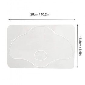 Patch Anti-vergetures en Silicone, Coussinet en Silicone pour le Ventre, Léger et Réutilisable, Lavable et Transparent