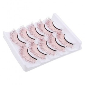 DOITOOL 20 Paires De Faux Cils Colorés 5D Faux Cils Longs Cils Pour Halloween Cils Colorés Cils Supérieurs Inférieurs Fête Fa