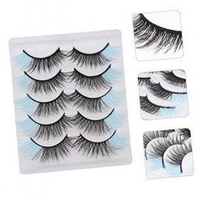 FRCOLOR 20 Paires Faux Cils Colorés Extensions De Cils Faux Cils Dhalloween Cils De Maquillage Dhalloween Faux Cils De Viso