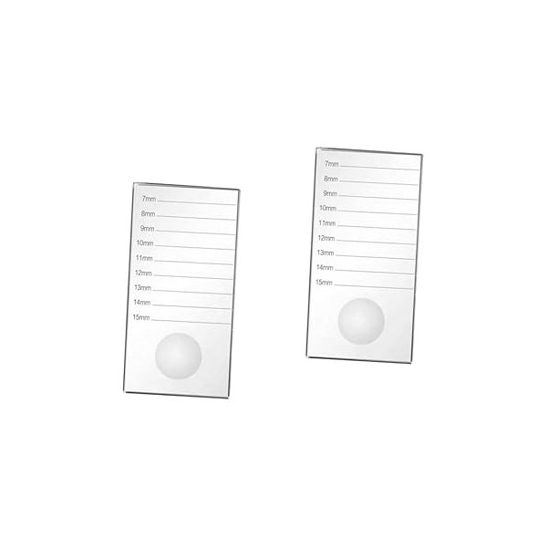 minkissy 3 Pièces 2 1 Greffage De Cils En Verre Faux Cils Plateau À Outils Extension De Cils Panneau De Colle Plateau À Lunet