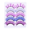 FRCOLOR 30 Paires Faux Cils Colorés Cils Artificiels Cil De Costume Faux Cils Femmes Cils Denses Cils De Maquillage Faux Cils