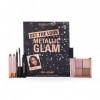 Makeup Revolution, Get The Look, Metallic Glam, Ensemble-cadeau, 6 pcs