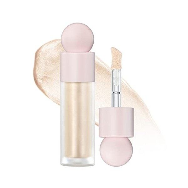 Liquid Highlighter,Highlighter Maquillage Stick Waterproof Cream Contour Stick Body Brighten Long Lasting Smooth Liquid Bronz