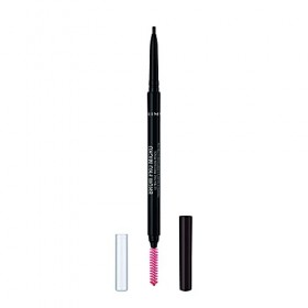 Rimmel Brow Pro Micro Crayon à Sourcils Automatique, Crayon à Sourcils Avec Brosse à Dents, Formule Crémeuse, No.3 - Brun fon