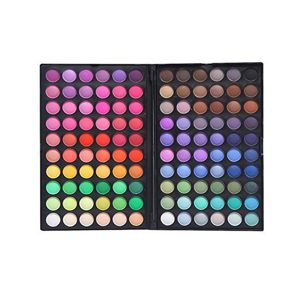 Végétalienne Palette Fards à Paupière, Ruwhere 120 Couleurs Ombres à Paupières Palette Professional Neutre Eye Shadow Cosméti