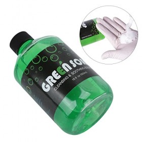 Solution de Savon Vert Nettoyant pour Tatouage de 500 Ml, Savon Vert Professionnel pour Salon de Tatouage Doux pour Novice