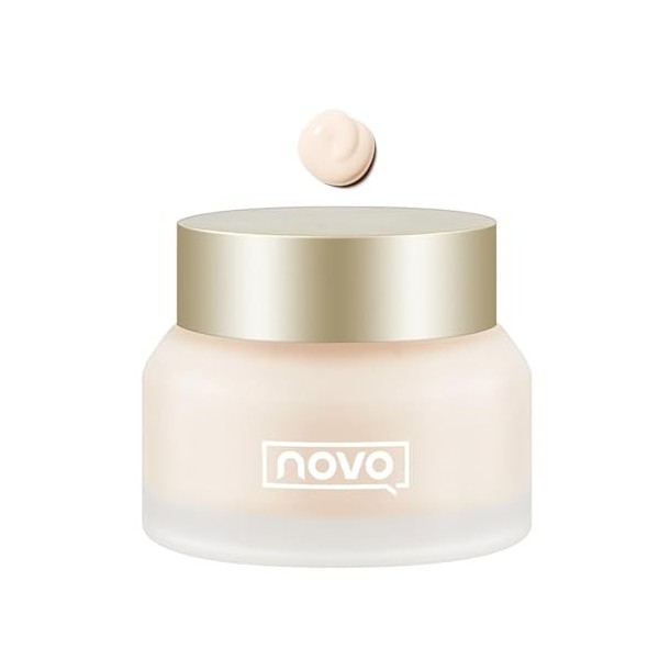 Fond de teint crème Novo, Fond de teint liquide hydratant anti-cernes Novo longue durée, Correcteur imperméable longue durée