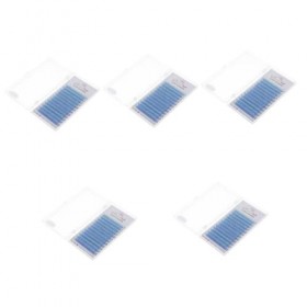 DOITOOL 5 Boîtes De Cils De Greffe De Couleur Extensions De Cils Bleus Faux Cils Extensions De Faux Cils Cils Fluorescents Ex