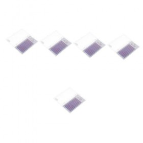 DOITOOL 5 Boîtes De Cils De Greffe De Couleur Arc-En-Ciel Faux Cils Faux Cils Cils Fluorescents Cils Colorés Cils Réutilisabl