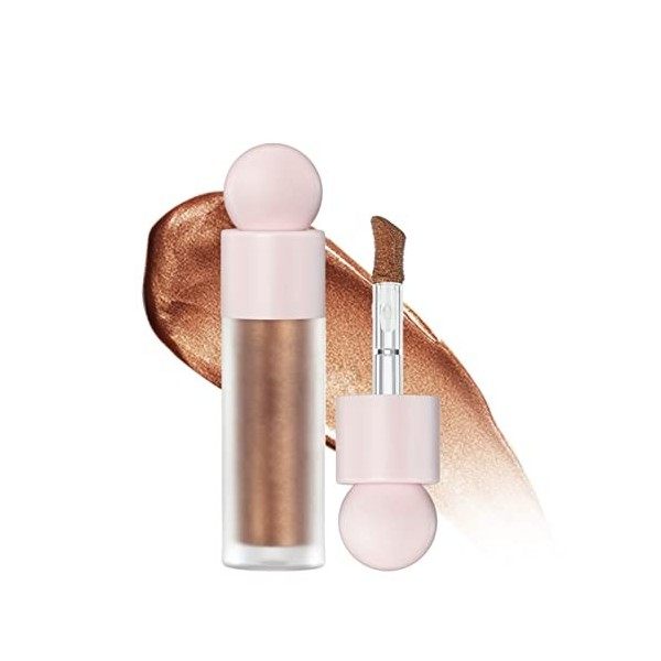 Liquid Highlighter,Highlighter Maquillage Stick Waterproof Cream Contour Stick Body Brighten Long Lasting Smooth Liquid Bronz